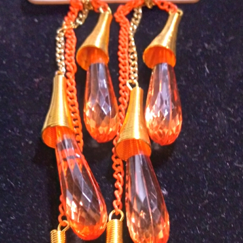 Long Dangling Earrings.